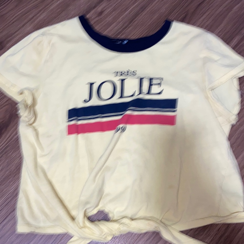 Yellow shirt